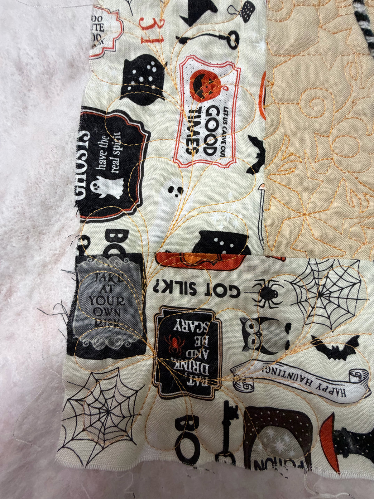 Border and fill quilting detail — IQ Deep Dive