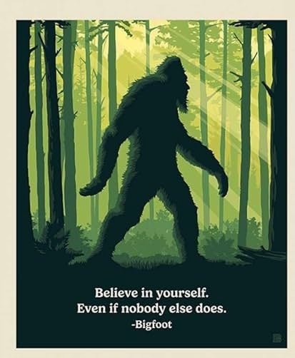 Legends of the National Parks Believe Panel Big Foot Cut - Riley Blake Designs