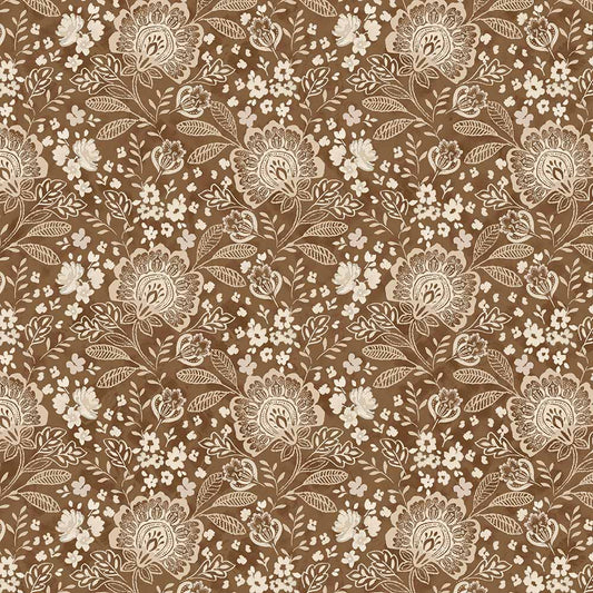 Elizabeth 108" Wide Backing Brown - P&B Textiles