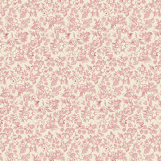 Beloved Apple Blossom Beloved Calico Rose/Natural - Benartex Fabrics