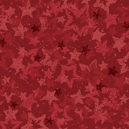 Star Light Red 108" - Benartex