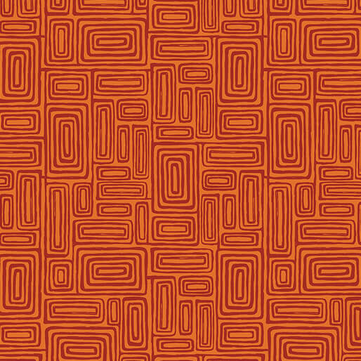 Wander Dark Orange - Benartex