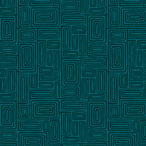 Wander Dark Teal - Benartex