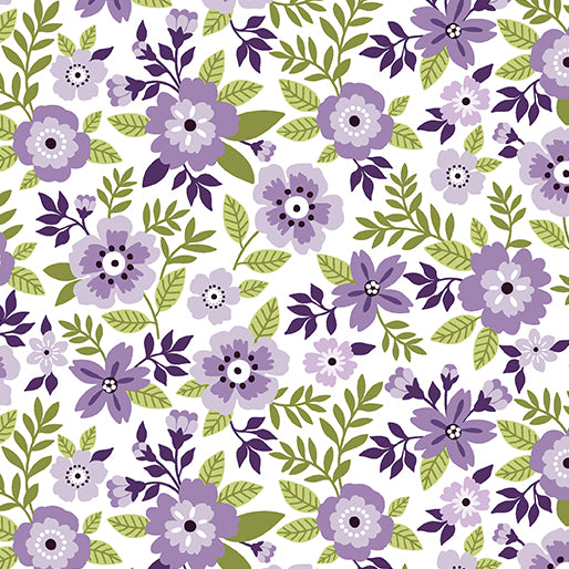Asters Lilac - Benatrex Designer Fabrics
