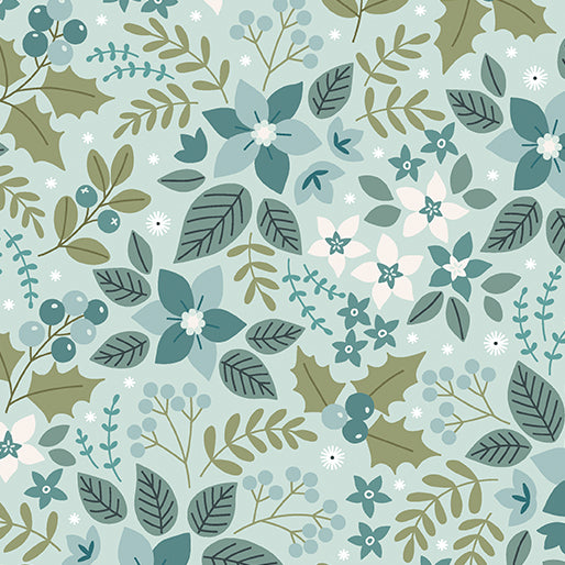 Yule Frost Holly & Hearth - Benartex Designer Fabrics