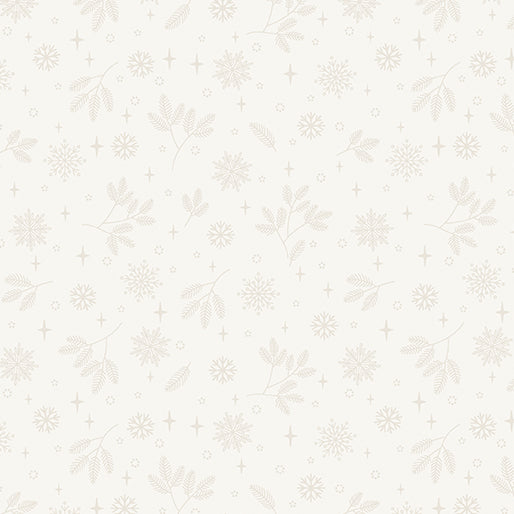 Flurries Birch Holly & Hearth - Benartex Designer Fabrics
