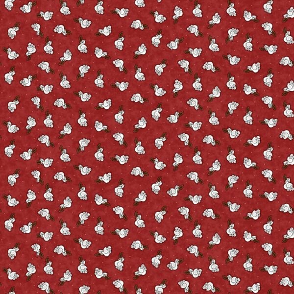Two by Two Red Doves - Henry Glass & Co.