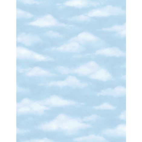 Sky Texture Sky Blue - Wilmington Prints