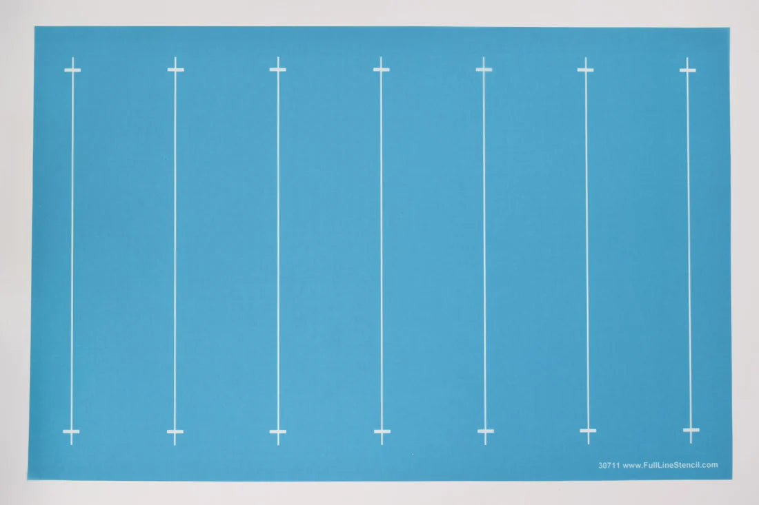 2.5" Parallel Lines - Full Line Stencil #30711