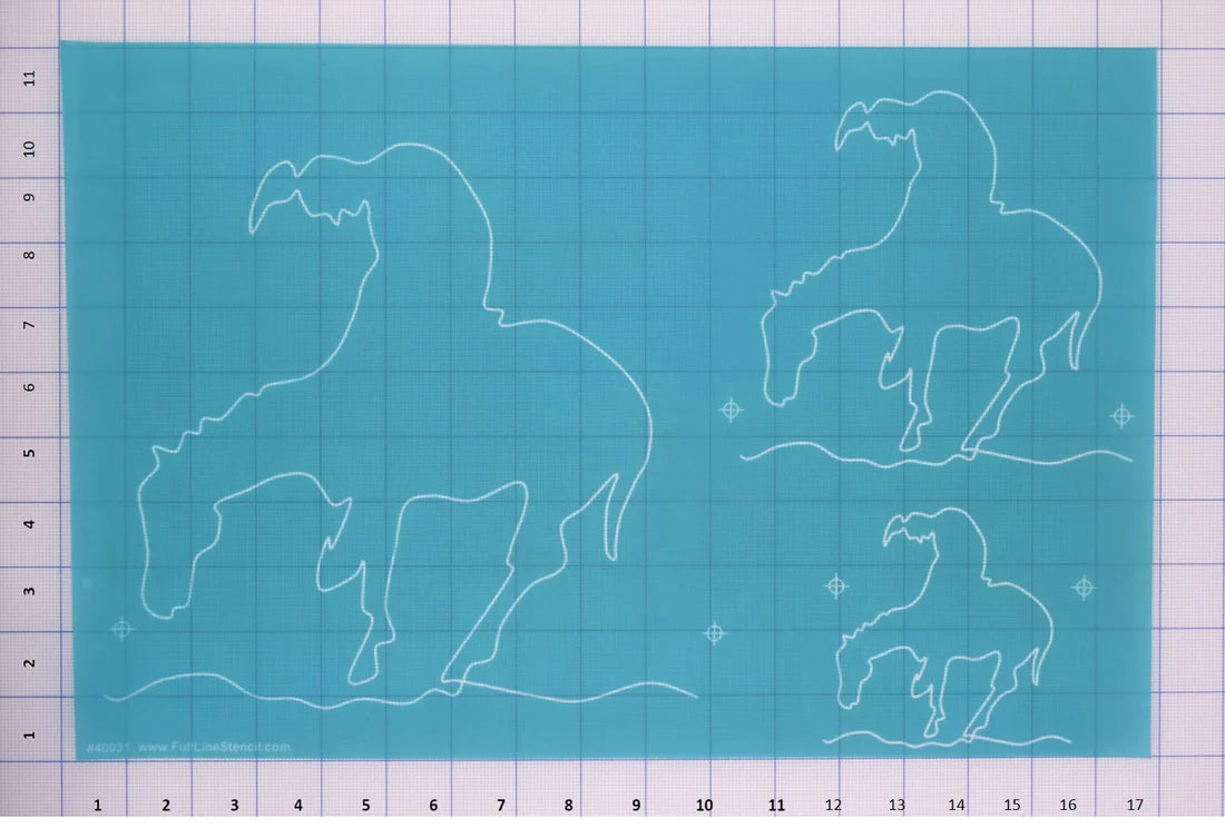 End of Trail by Dave Hudson - Full Line Stencil