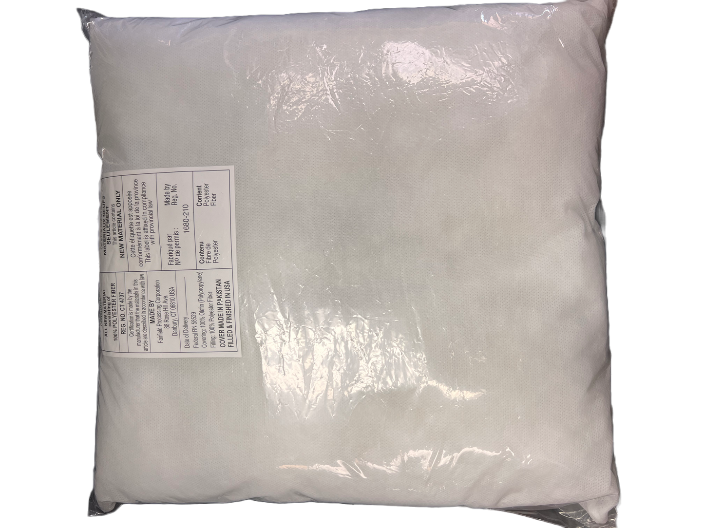 White 16"x16" Pillow Form