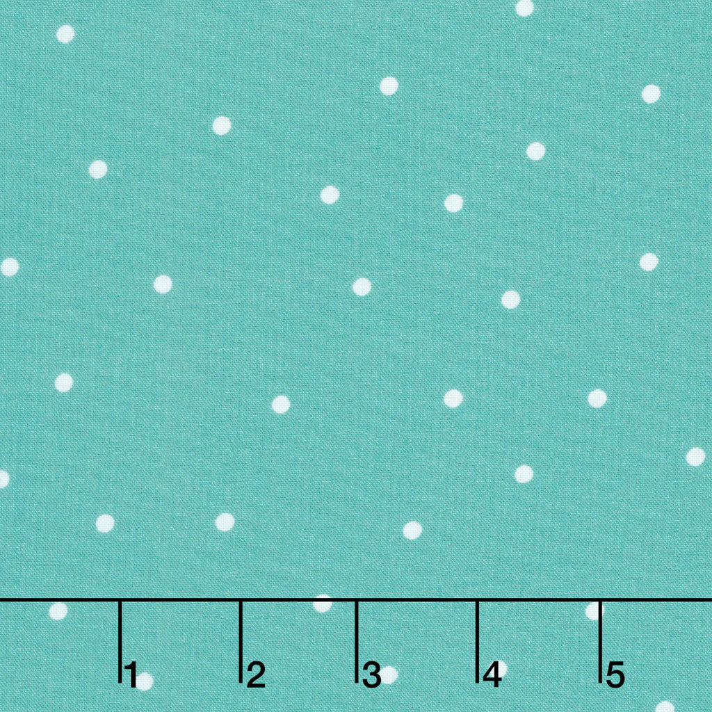 Small Dots Aqua 108" Quilt Backing - Kimberbell & Maywood Studio