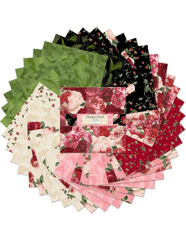 Daydream Garden: 10 Karat Crystals - By: Wilmington Prints