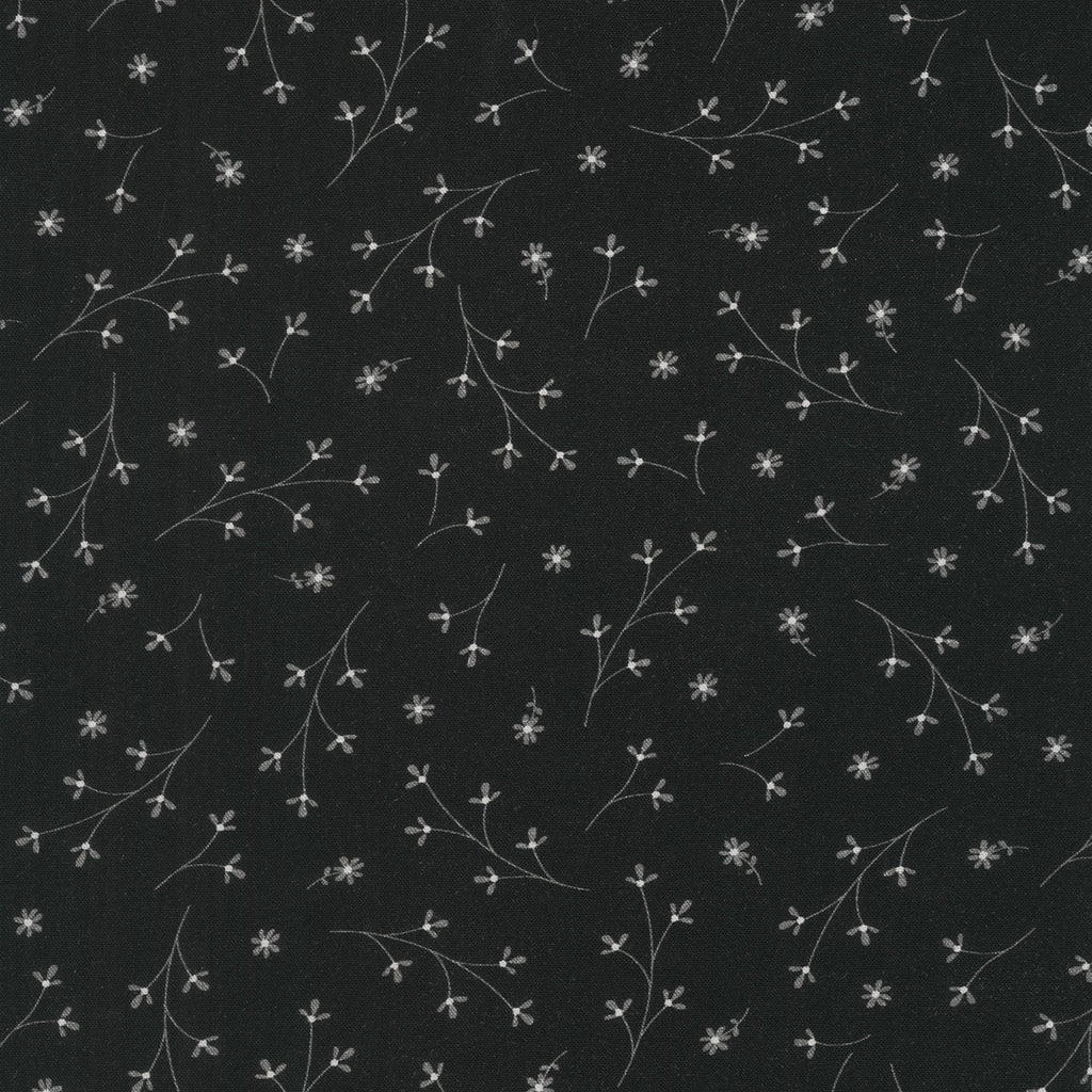Pretty Petals Black 108" Quilt Backing - Kimberbell & Maywood Studio