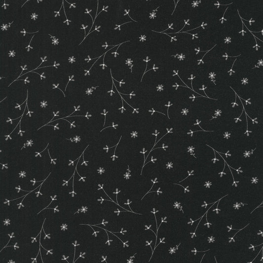 Pretty Petals Black 108" Quilt Backing - Kimberbell & Maywood Studio