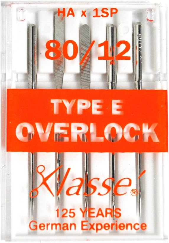 Serger Type E Overlock 80/20 Needles 5Pk. - Klasse