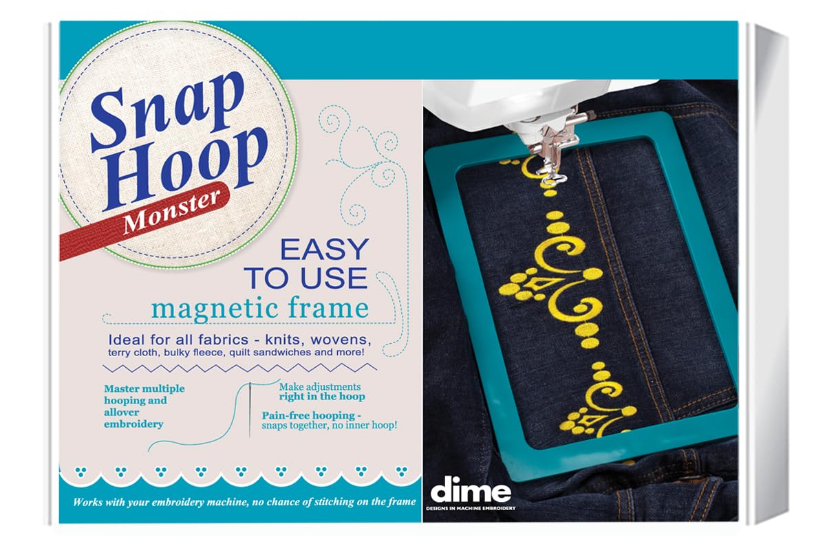 Dime Snap Hoop Monster Magnetic Hoop 6 in x 10 in