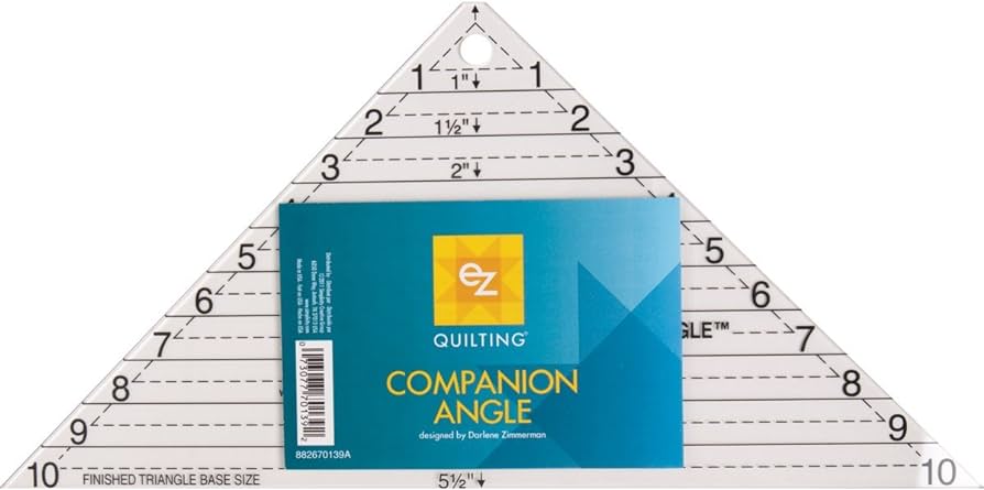 Companion Angle Triangle Ruler - ez Quilting