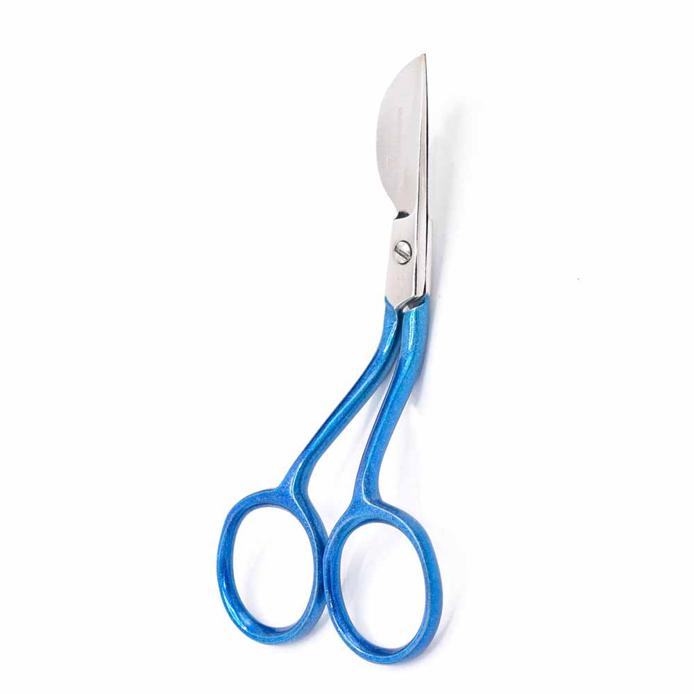 6" Left Handed Duckbill Appliqué Scissors - Famore