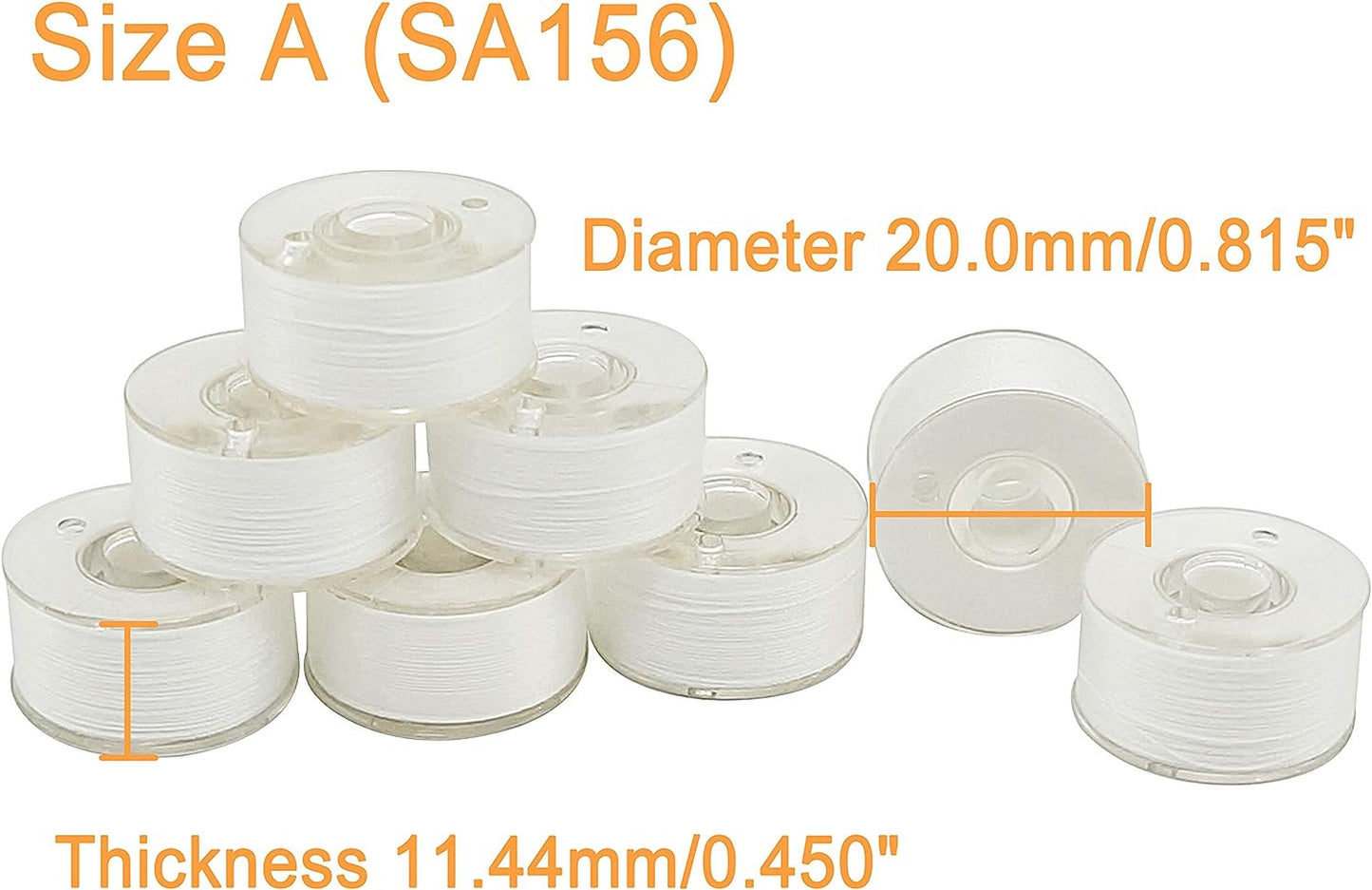 New brothread 25Pk. of White class 15 bobbins 90wt.