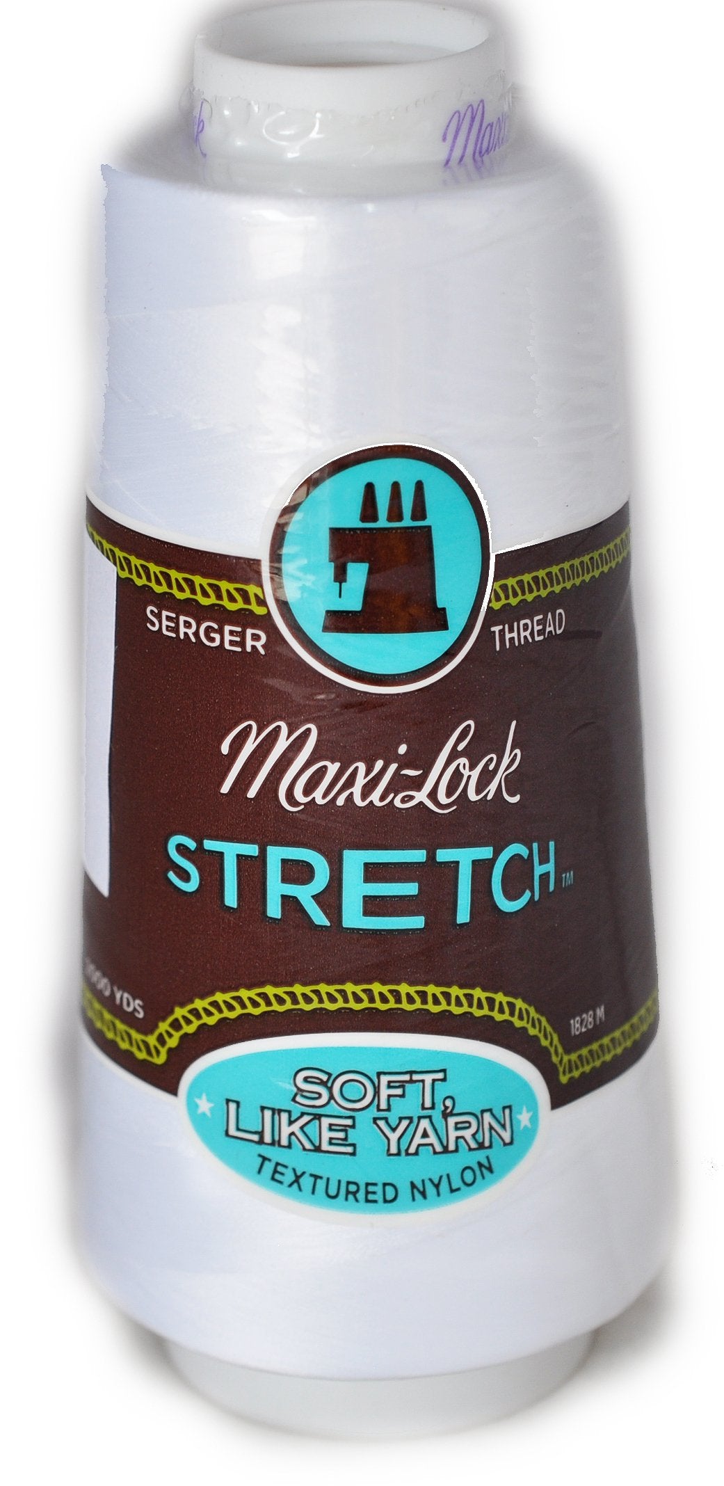 A&E Maxi Stretch White Nylon Texture 2000 Yard Cone