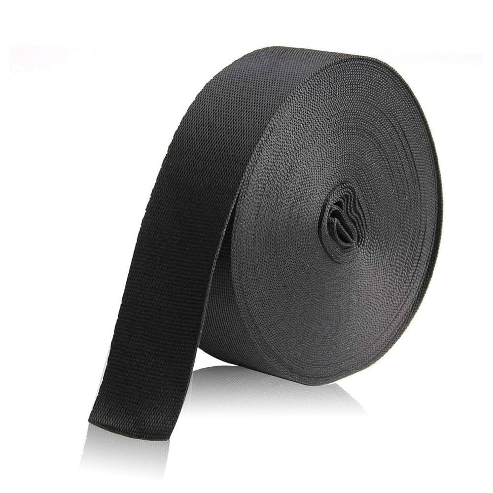 2yd Polypro Belt/Strapping 1 1/2in Black - Fabany