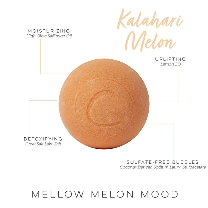Cosset - Kalahari Melon Therapy Bath Bomb (Uplifting - Bubble Bath)