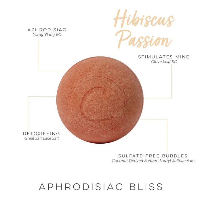 Cosset - Hibiscus Passion Therapy Bath Bomb (Sensual - Bubble Bath)