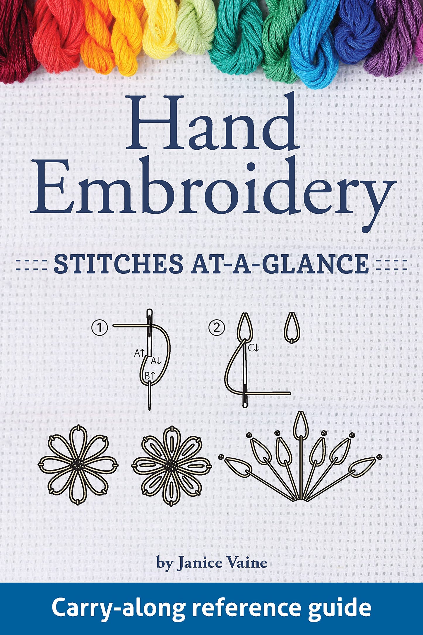 Hand Embroidery Stitches at-a-glance - By: Janice Vaine - Softcover