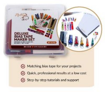 Deluxe Bias Tape Maker Set -Madam Sew