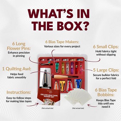 Deluxe Bias Tape Maker Set -Madam Sew