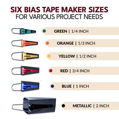 Deluxe Bias Tape Maker Set -Madam Sew