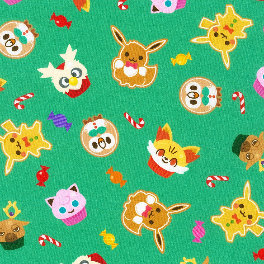 Pikachu's Holiday Christmas Sweets Green by The Pokemon Co.