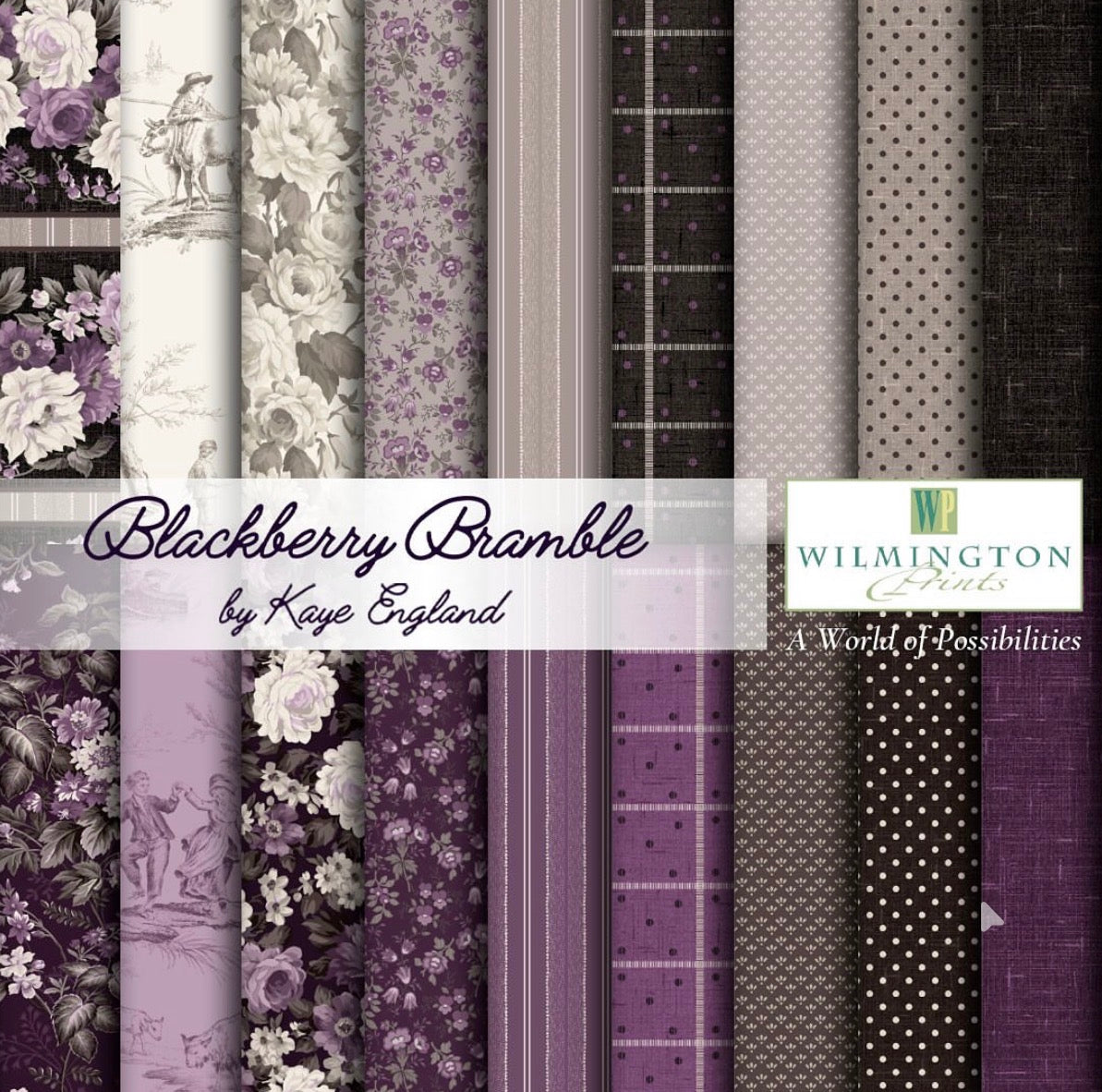 Blackberry Bramble Block of the Month Quilt Kit