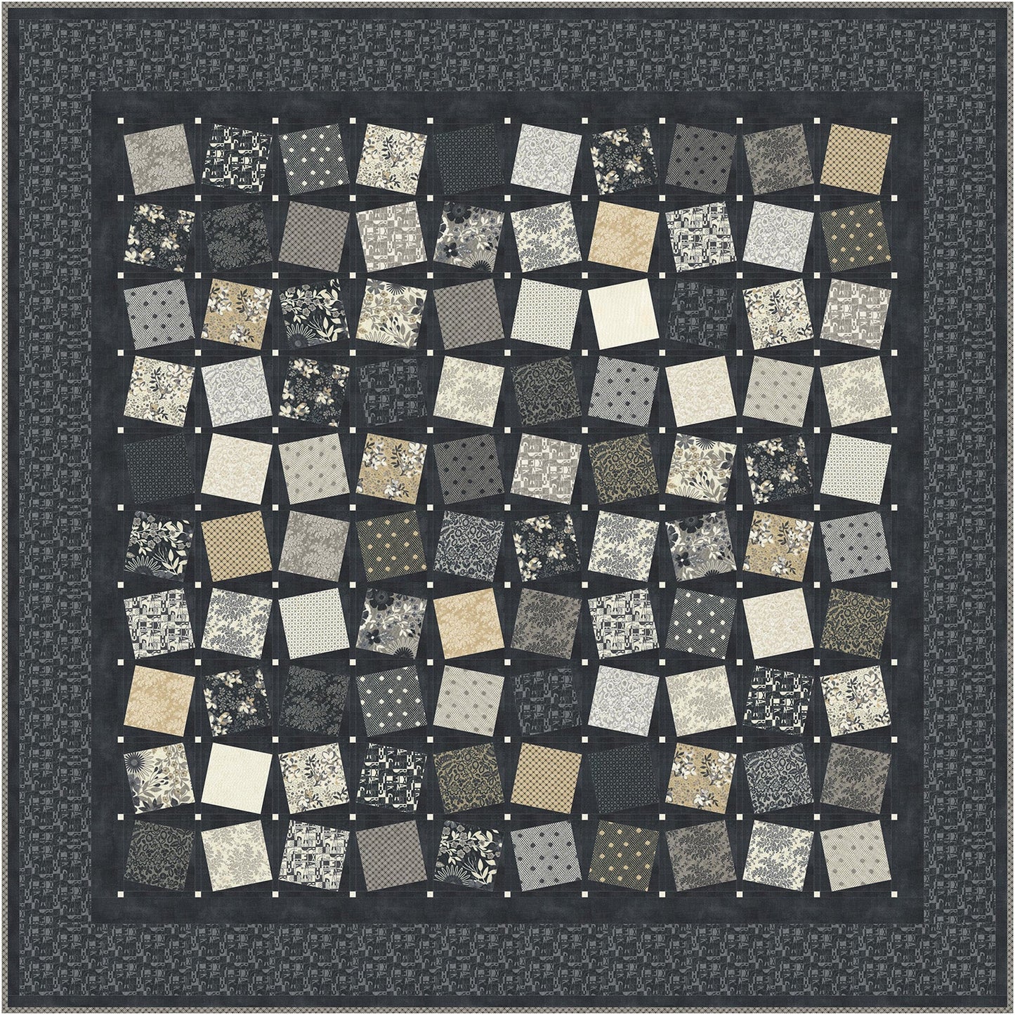 Movie Night Quilt Pattern - Basicgrey