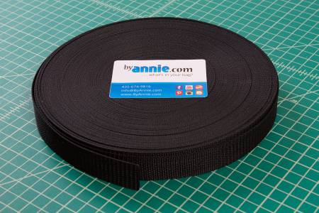 Polypro Strapping, Sold by Inch, Black or White - byannie.com