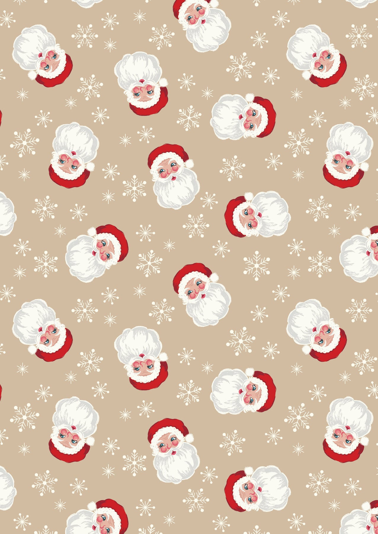 Santa on natural (with pearl) - Lewis & Irene