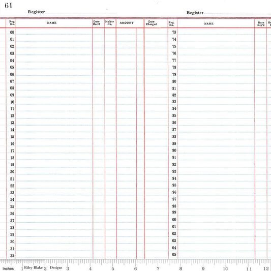 Journal Basics Ledger Paper Collection - Riley Blake Designs