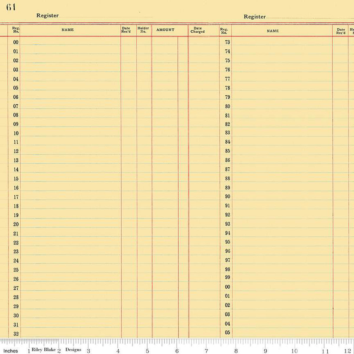 Journal Basics Ledger Paper Collection - Riley Blake Designs
