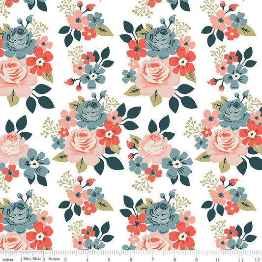 Vintage Charm Main White - Riley Blake Designs