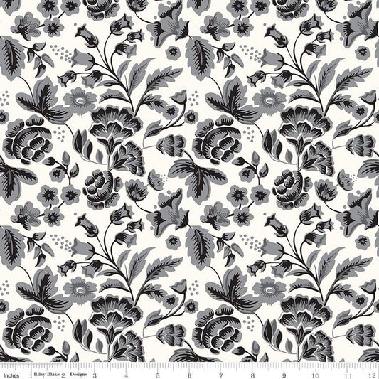 Midnight Meadow Main Cream - Riley Blake Designs