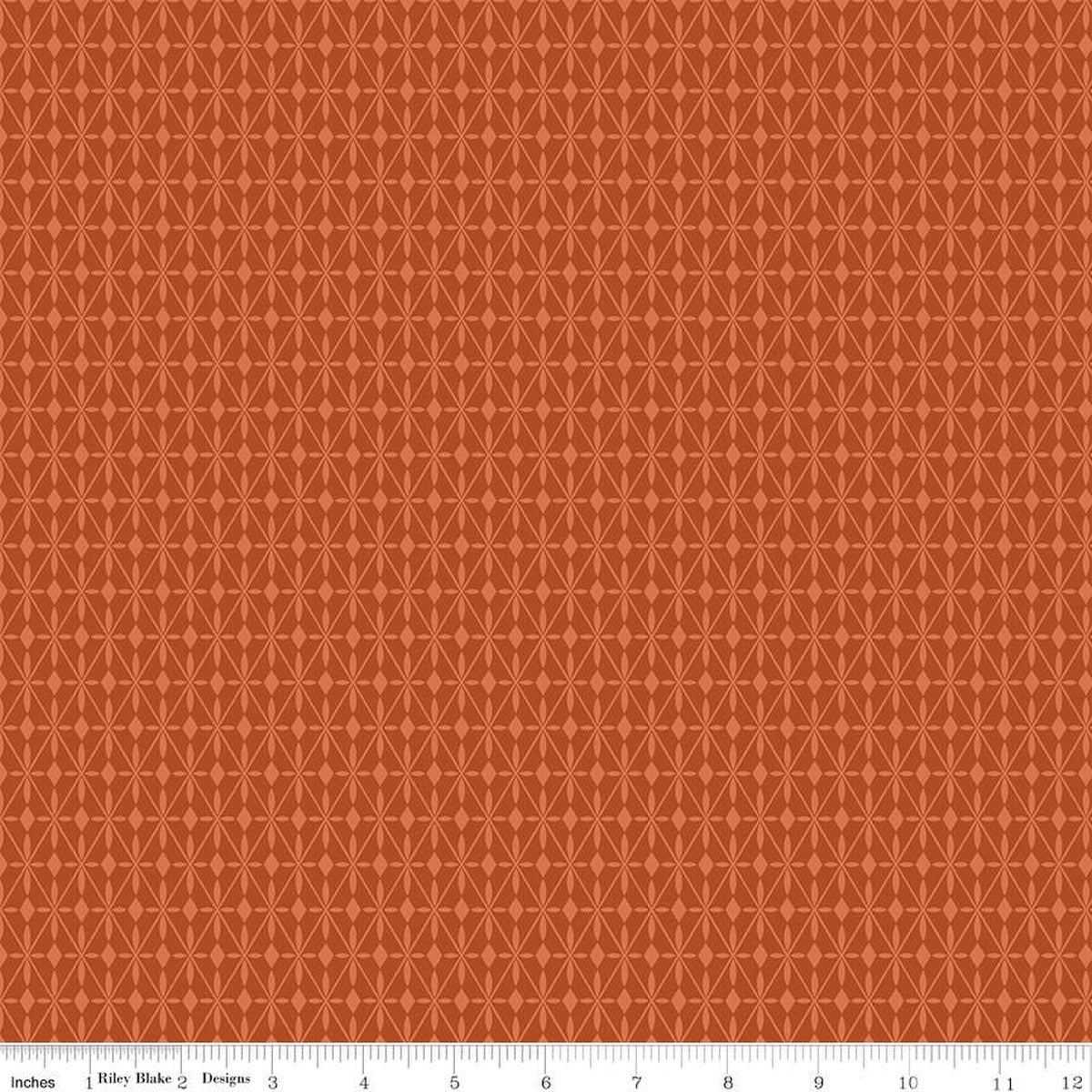 Curated Blooms Mosaic Diamonds Auburn - Riley Blake Designs