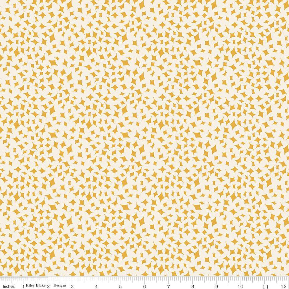 Curated Blooms On Point Cream - Riley Blake Designs