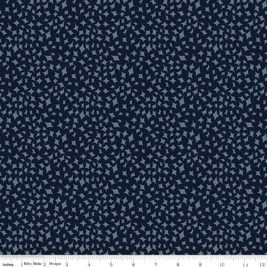 Curated Blooms On Point Midnight - Riley Blake Designs