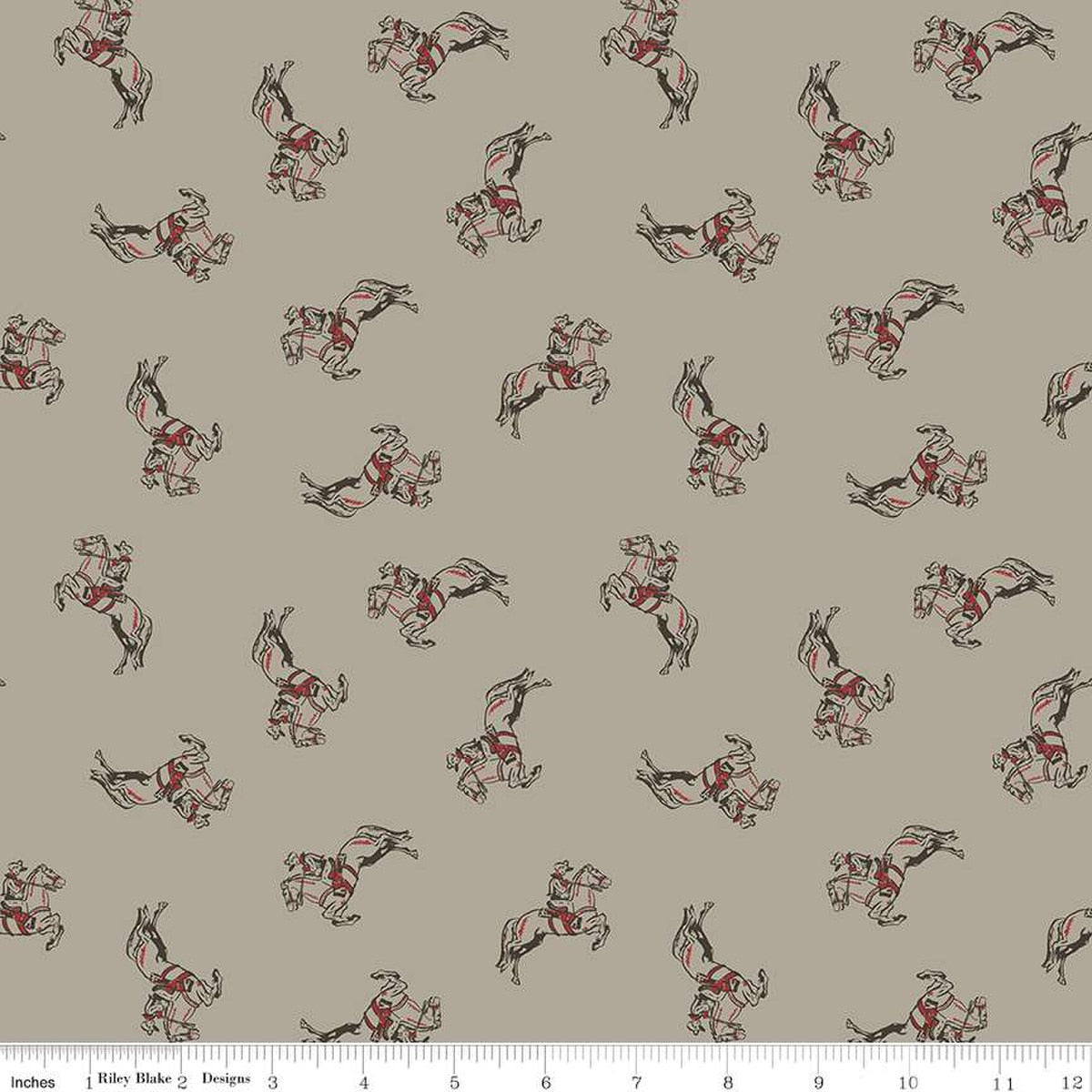 Cowboys Cowboy Khaki - Riley Blake Designs