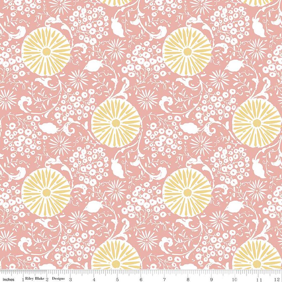 Love Me More Botanical Coral - Riley Blake Designs