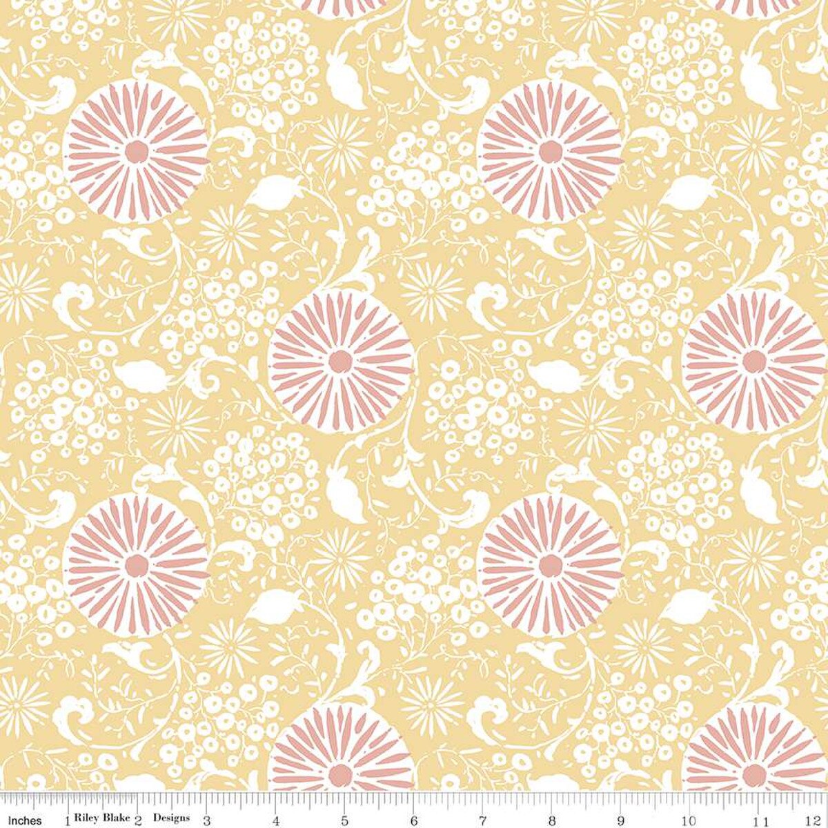 Love Me More Botanical Yellow - Riley Blake Designs