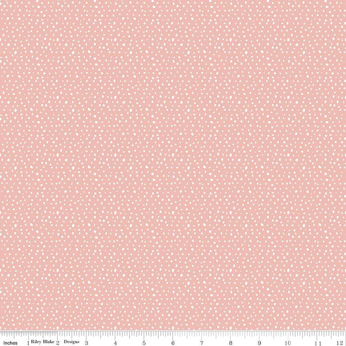 Love Me More Seeds Coral - Riley Blake Designs