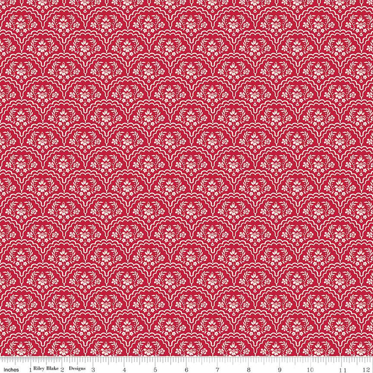 Red Delicious Strawberry Shortcake Red - Riley Blake Designs