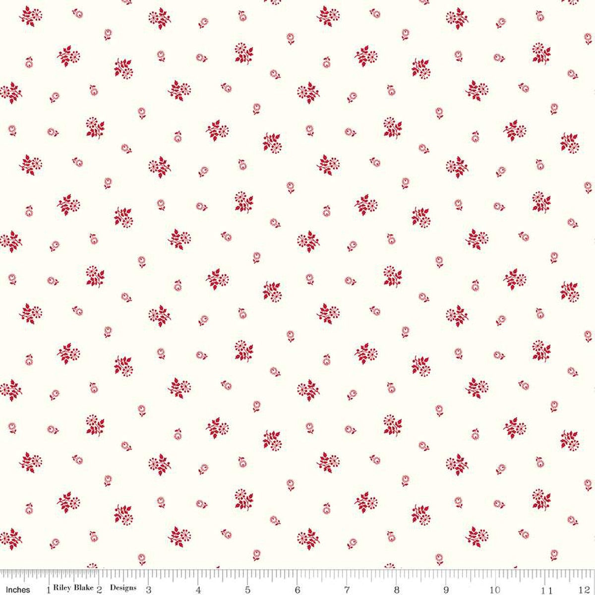 Red Delicious Raspberry Galette Cloud - Riley Blake Designs